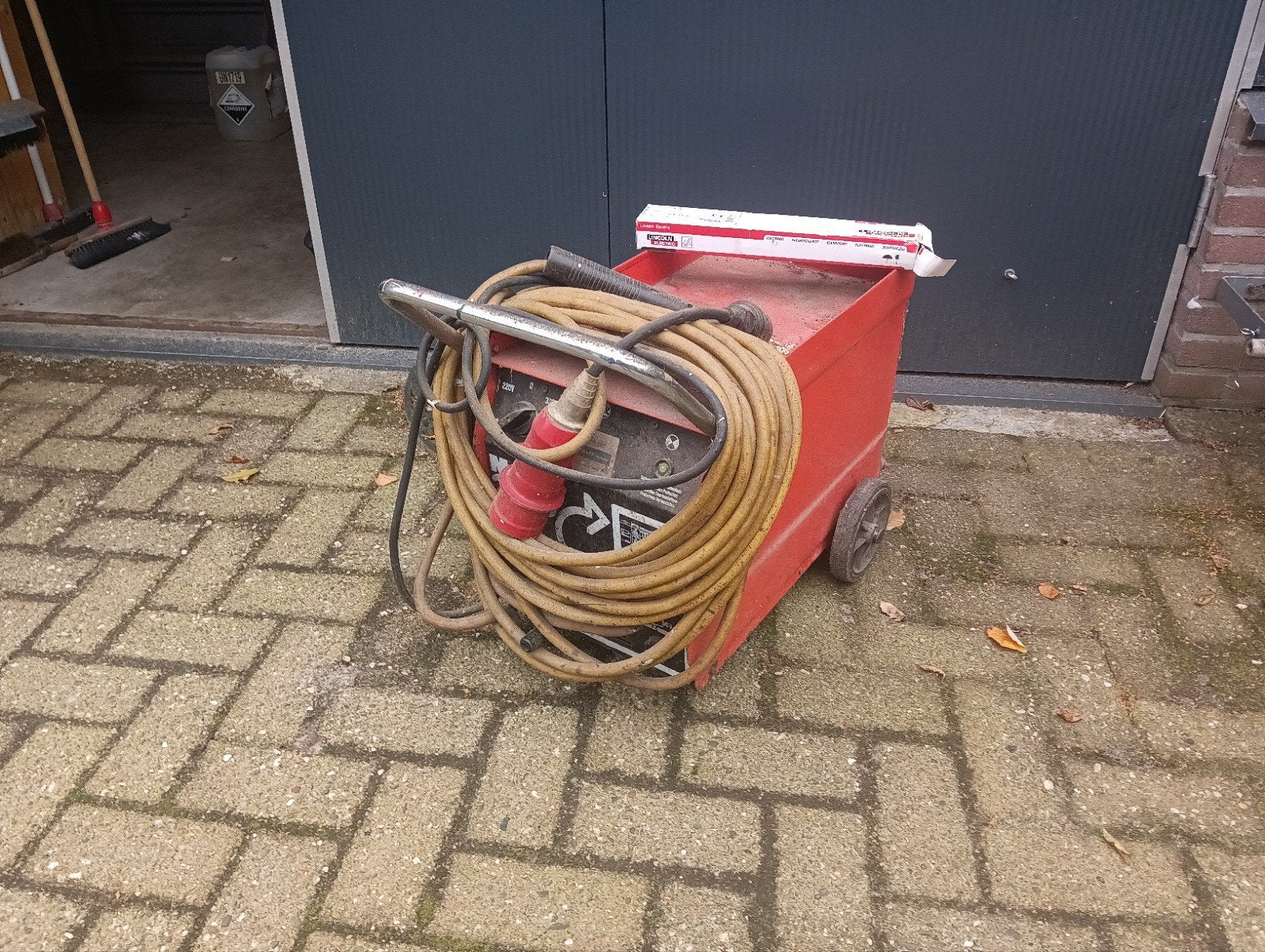 Master 200 lasapparaat met electrode's, Ophalen, Gebruikt, Elektroden