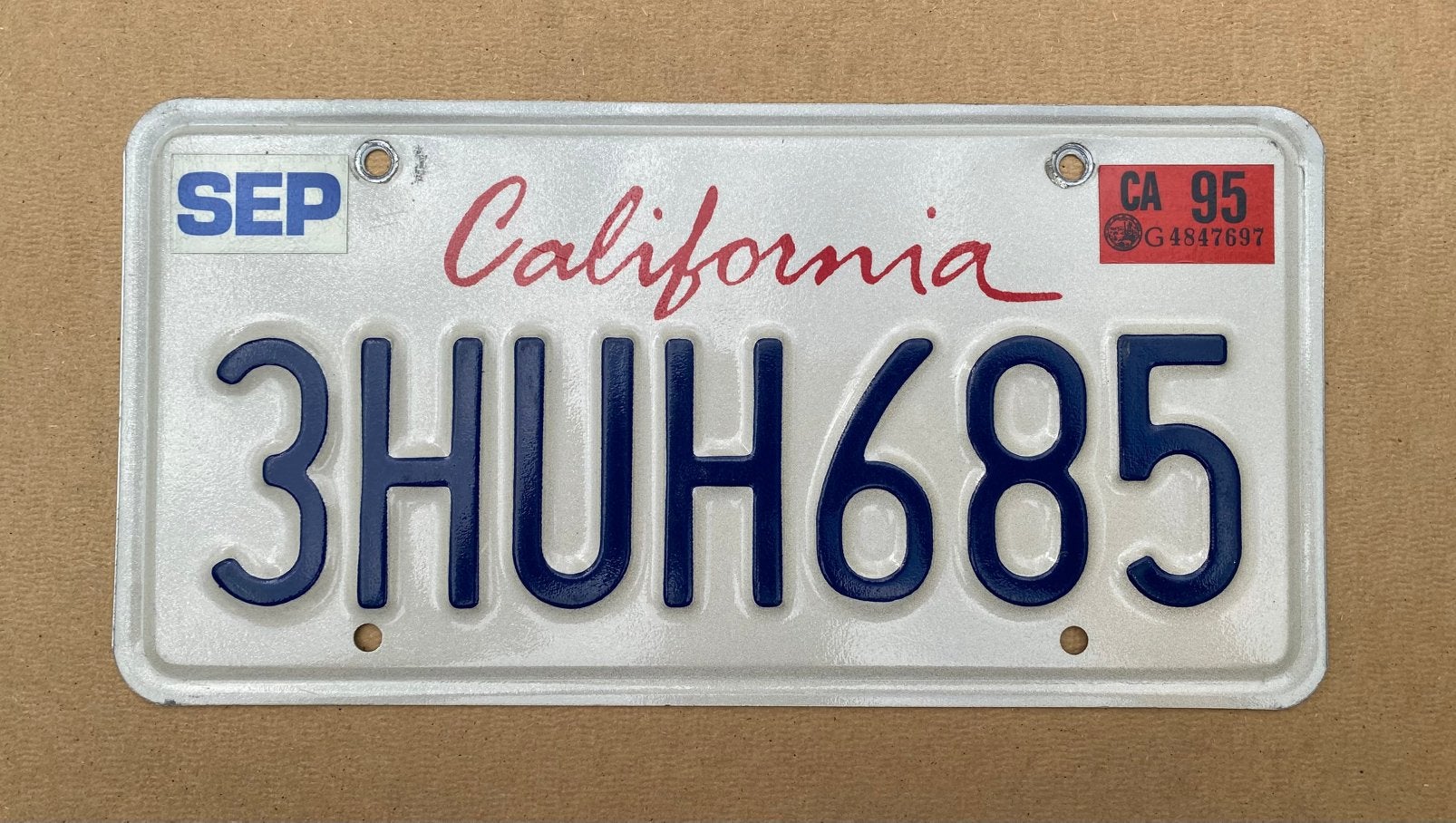 Kentekenplaat USA California, Verzamelen, Ophalen of Verzenden, Gebruikt, Auto's