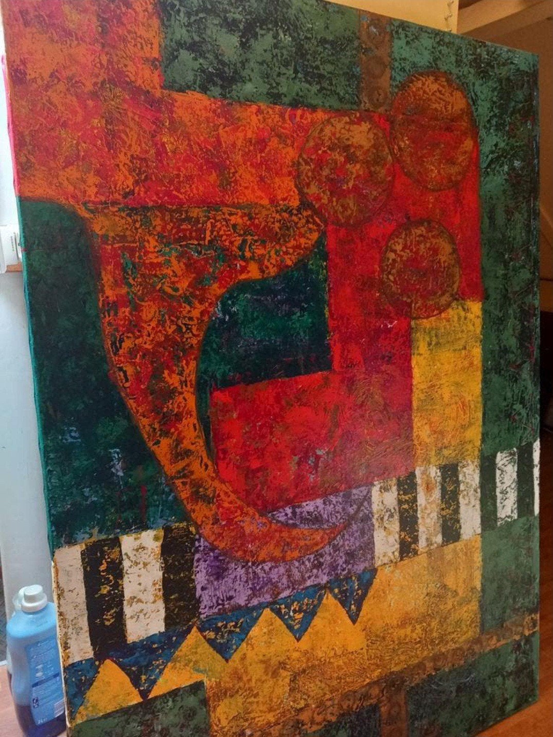 Kunst canvas 1.40 H / 1.00 B Mierlo/geldrop
Kleurrijke kunst, Ophalen