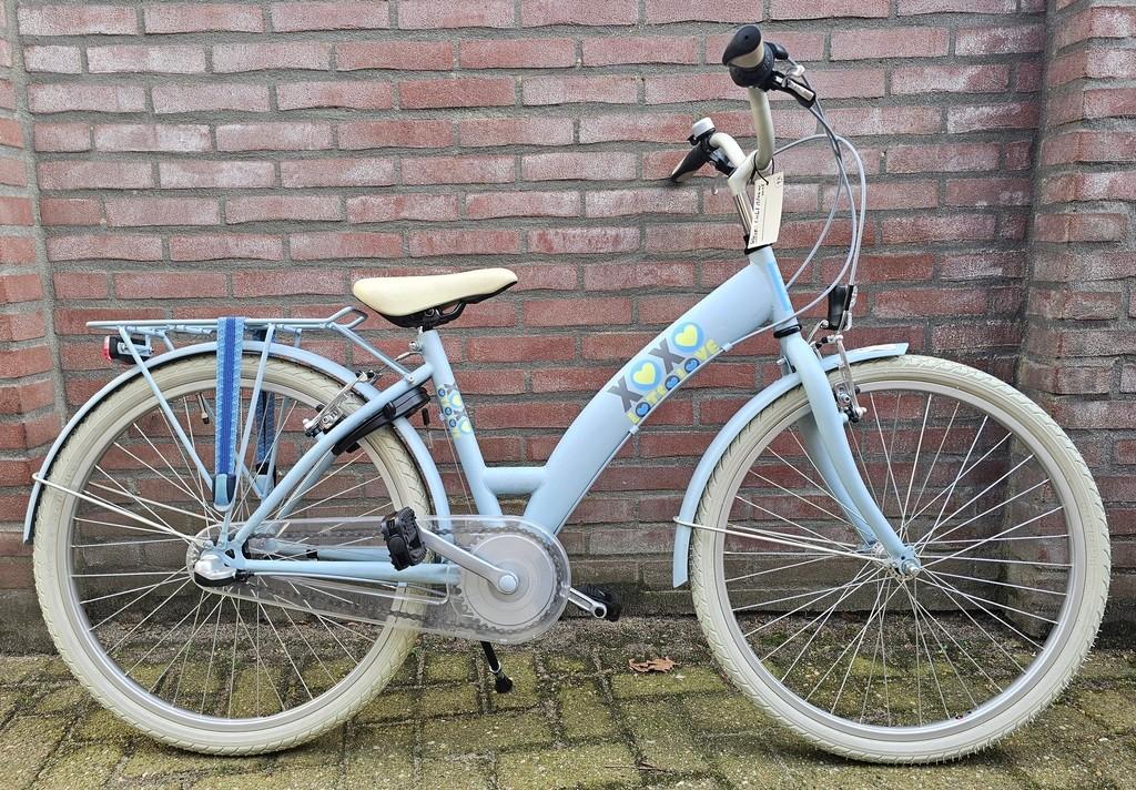 Nieuwe Bike Fun Lots of Love 3 versn. met Terugtraprem, Ophalen, Nieuw, 24 inch, Versnellingen