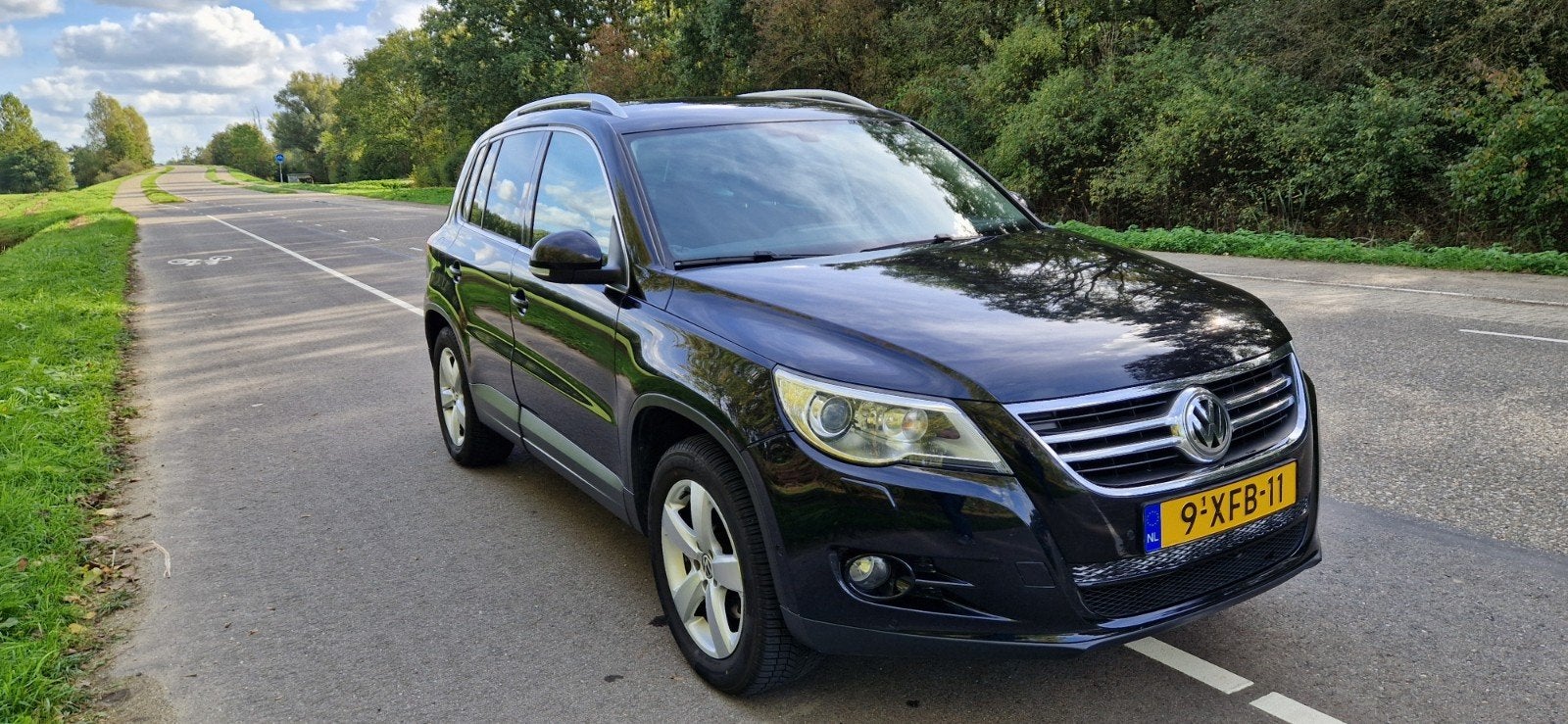 Volkswagen Tiguan 2.0 TSI 147KW 4MOTION DSG 2011 Zwart, Auto's, Automaat, 1566 kg, 4 cilinders, 1984 cc