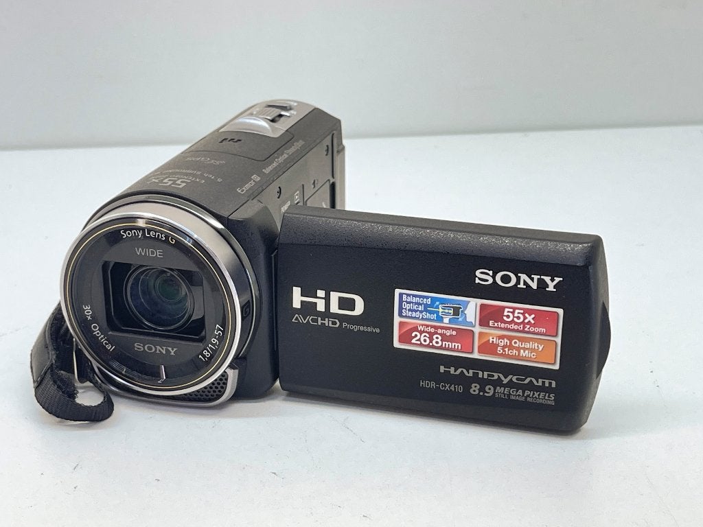 SONY HDR-CX410VE  Digitale Full HD camcorder met GPS&Mic in, Full HD, N, N, Zo goed als nieuw