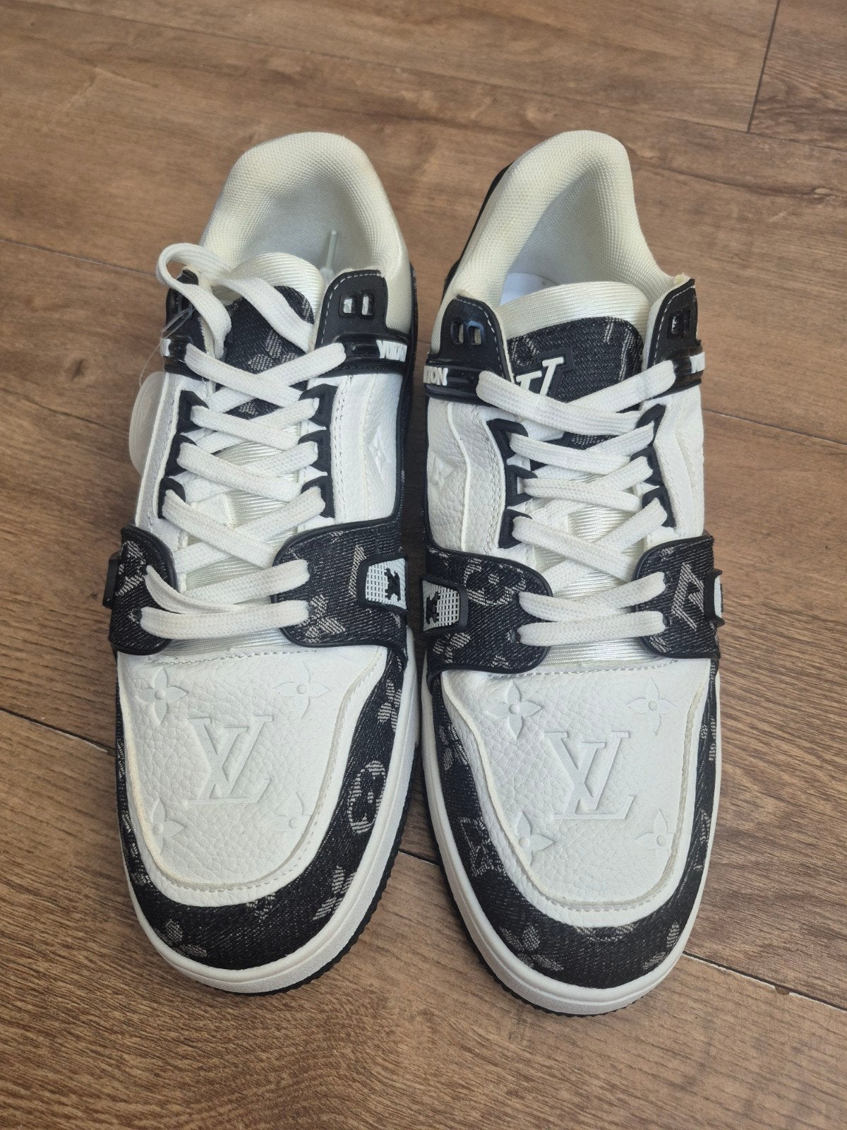 Te koop schoenen Louis Vuitton maat 10, Zwart, Ophalen of Verzenden, Zo goed als nieuw, Louis Vuitton
