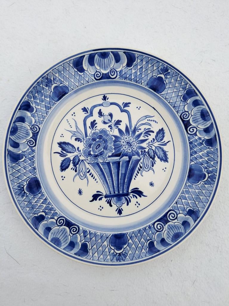 Delfts Blauw Wandbord " de Ram " - Handgeschilderd, Ophalen of Verzenden