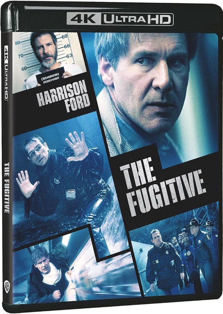 The Fugitive 4K UHD Blu-Ray USA NLO (Geseald) IMDb 8.2, Ophalen of Verzenden, Nieuw in verpakking, Actie