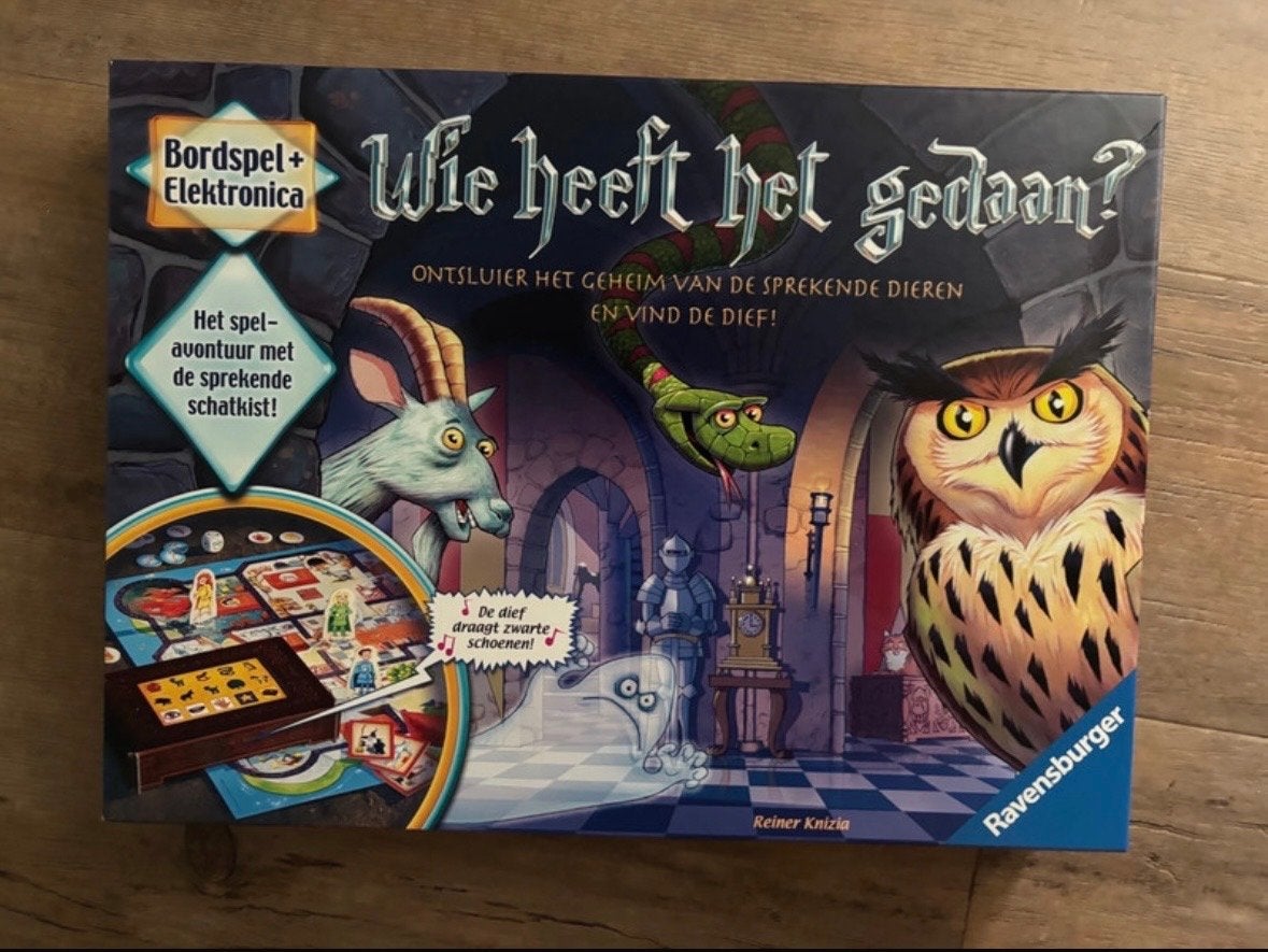 Wie heeft het gedaan? Bordspel + Elektronica Ravensburger, Ophalen of Verzenden, Zo goed als nieuw