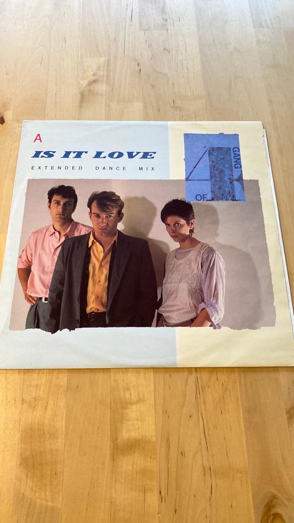 Vinyl lp maxi single Gang of Four - Is it love, Ophalen of Verzenden, Gebruikt, 12 inch, Poprock