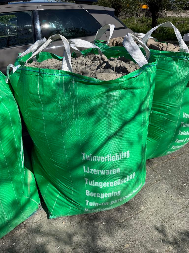Halve kuub ophoogzand over - snel ophalen!, Ophalen of Verzenden, Nieuw, Ophoogzand