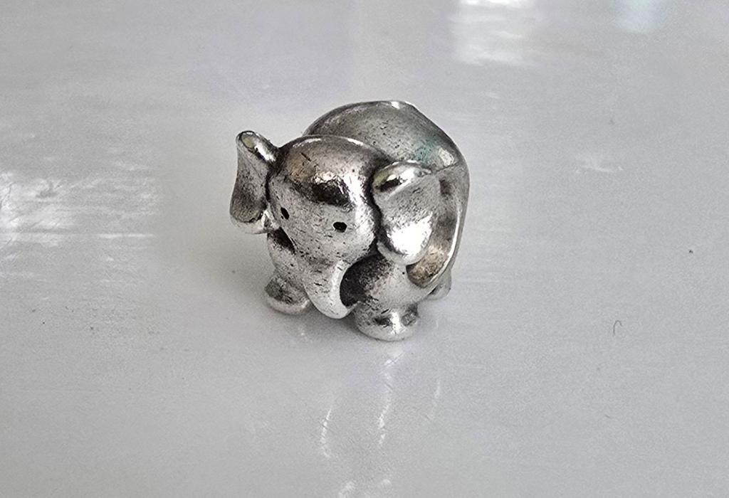 Prachtige retired Pandora bedel zilver - Olifant, Ophalen of Verzenden, Zo goed als nieuw, Zilver, Pandora