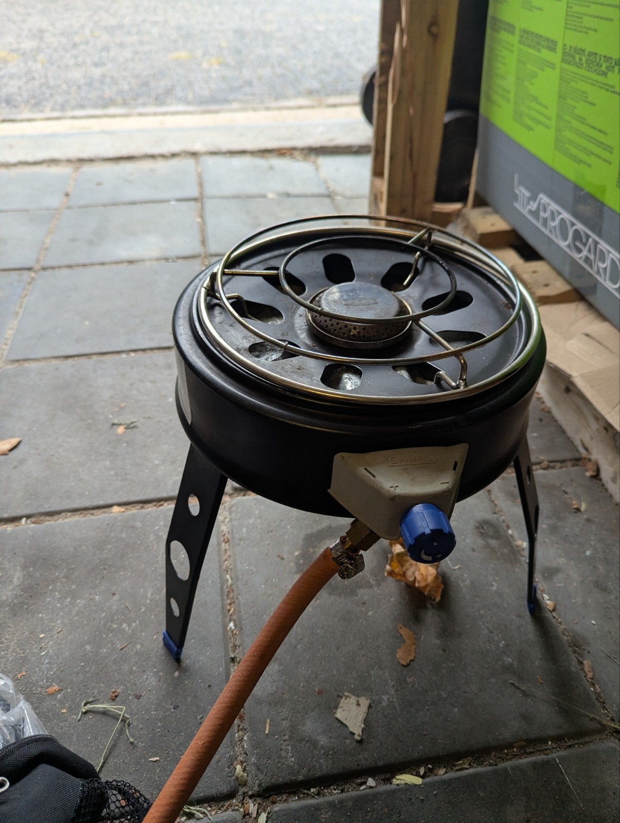 Cadac Safari Chef 1-pits gasbarbecue - Gebruikt, Ophalen of Verzenden