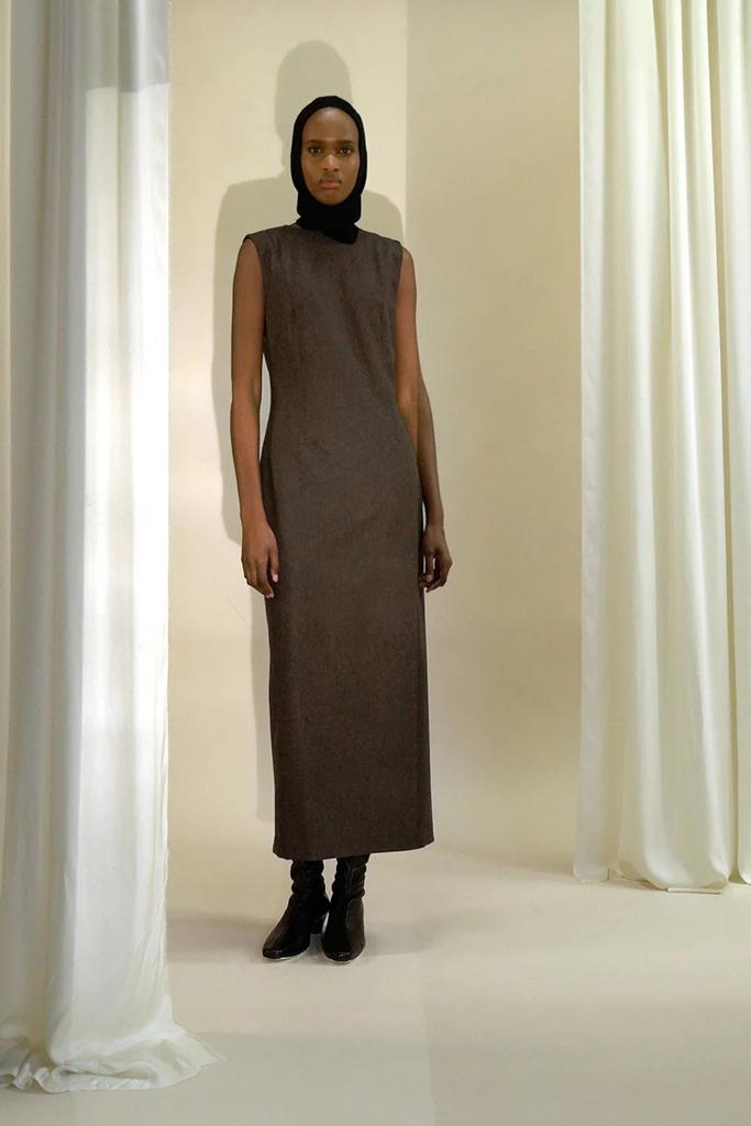 La Collection Moriah dress €695,-, Ophalen of Verzenden, Nieuw, Maat 36 (S), Bruin