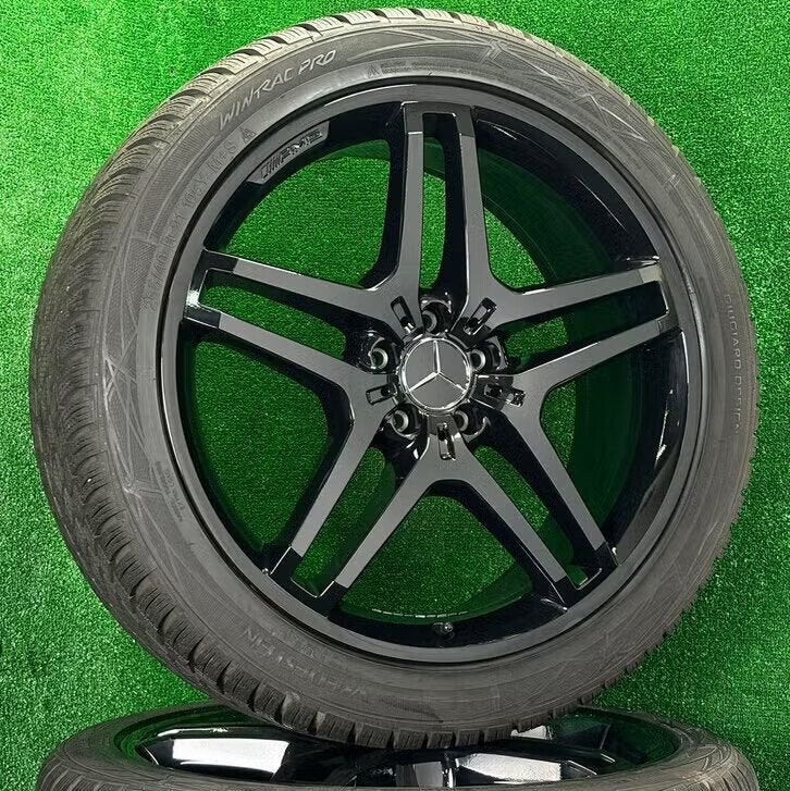 Originele 21 inch Mercedes AMG velgen banden GLE ML W166, Auto-onderdelen, Gebruikt, 265 mm, Banden en Velgen, Germany