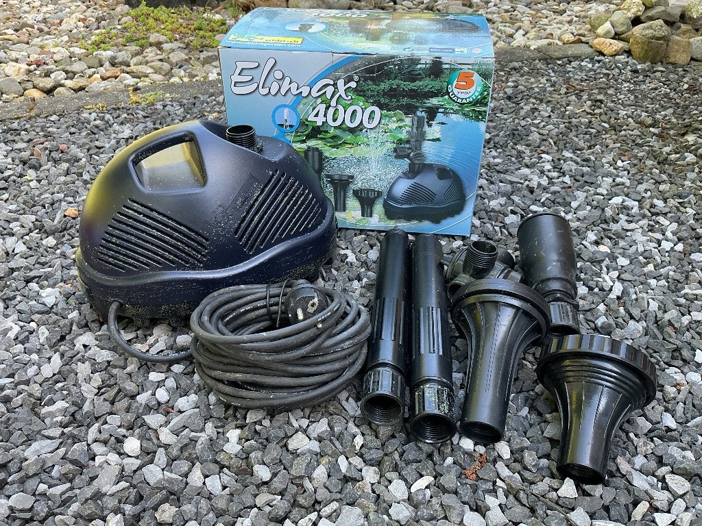 Elimax fonteinpomp 4000, Ophalen, Zo goed als nieuw, Kunststof, Fontein