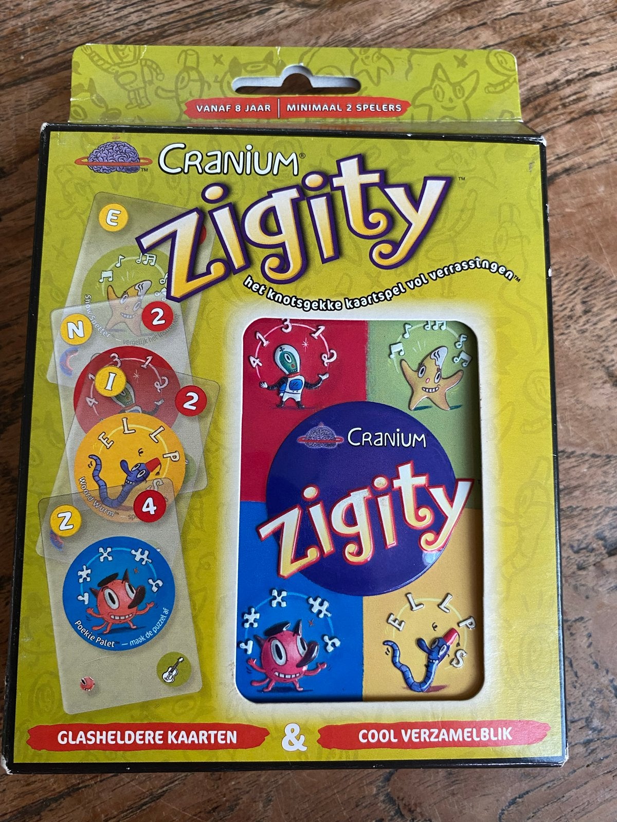 Cranium Zigity Kaartspel - Nieuwstaat, Een of twee spelers, Ophalen of Verzenden, Zo goed als nieuw