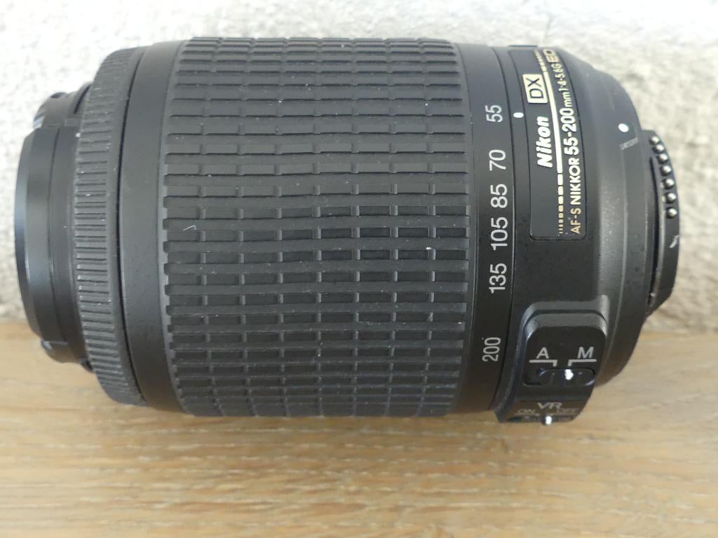 Nikon 55-200, Ophalen, Zo goed als nieuw, Standaardlens
