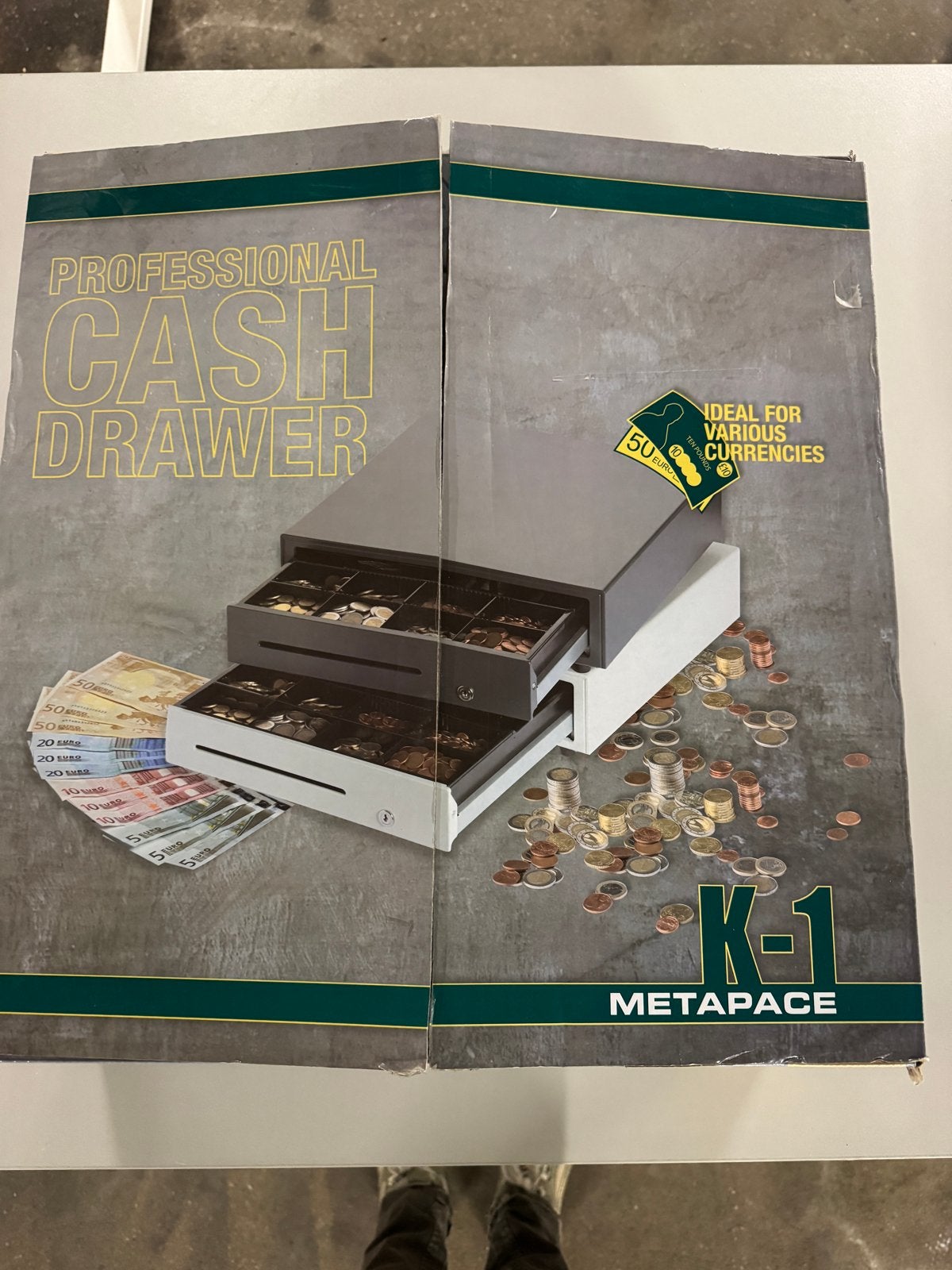 Metapace K-1 Professionele Kassalade - Zwart, Ophalen of Verzenden