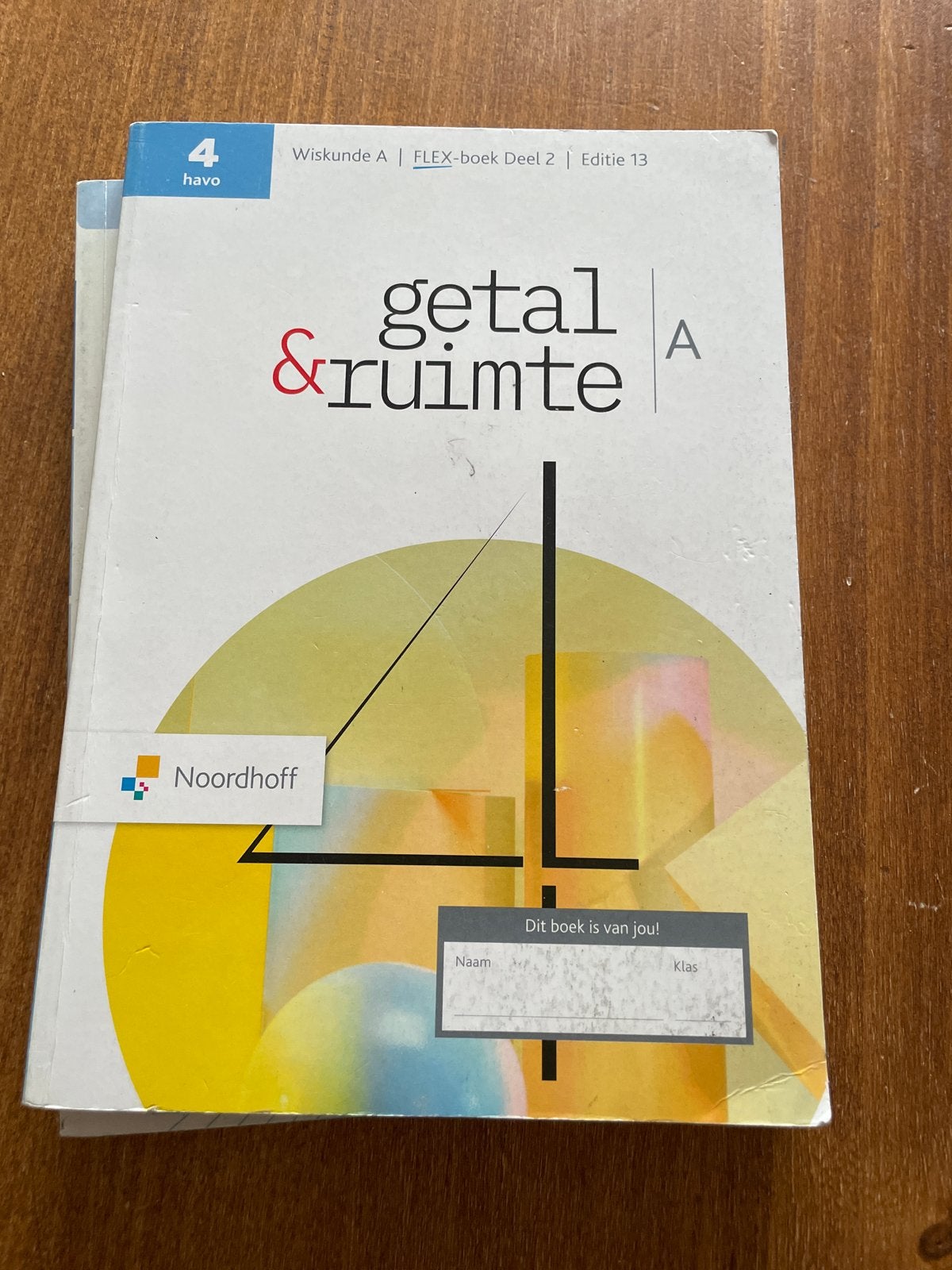 Getal & Ruimte Wiskunde A FLEX-boek Deel 2 Editie 13, Boeken, Ophalen of Verzenden, Gelezen, HAVO, Wiskunde A