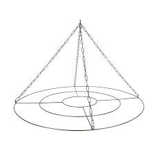 Metalen plantenhanger met kettingen, Ophalen of Verzenden, Zo goed als nieuw
