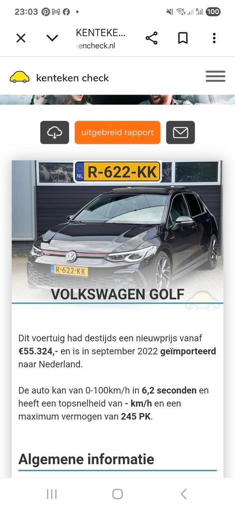 Volkswagen Golf 2.0 TSI 245pk 7-DSG 2021 Zwart, 730 kg, 1363 kg, 4 cilinders, 1984 cc