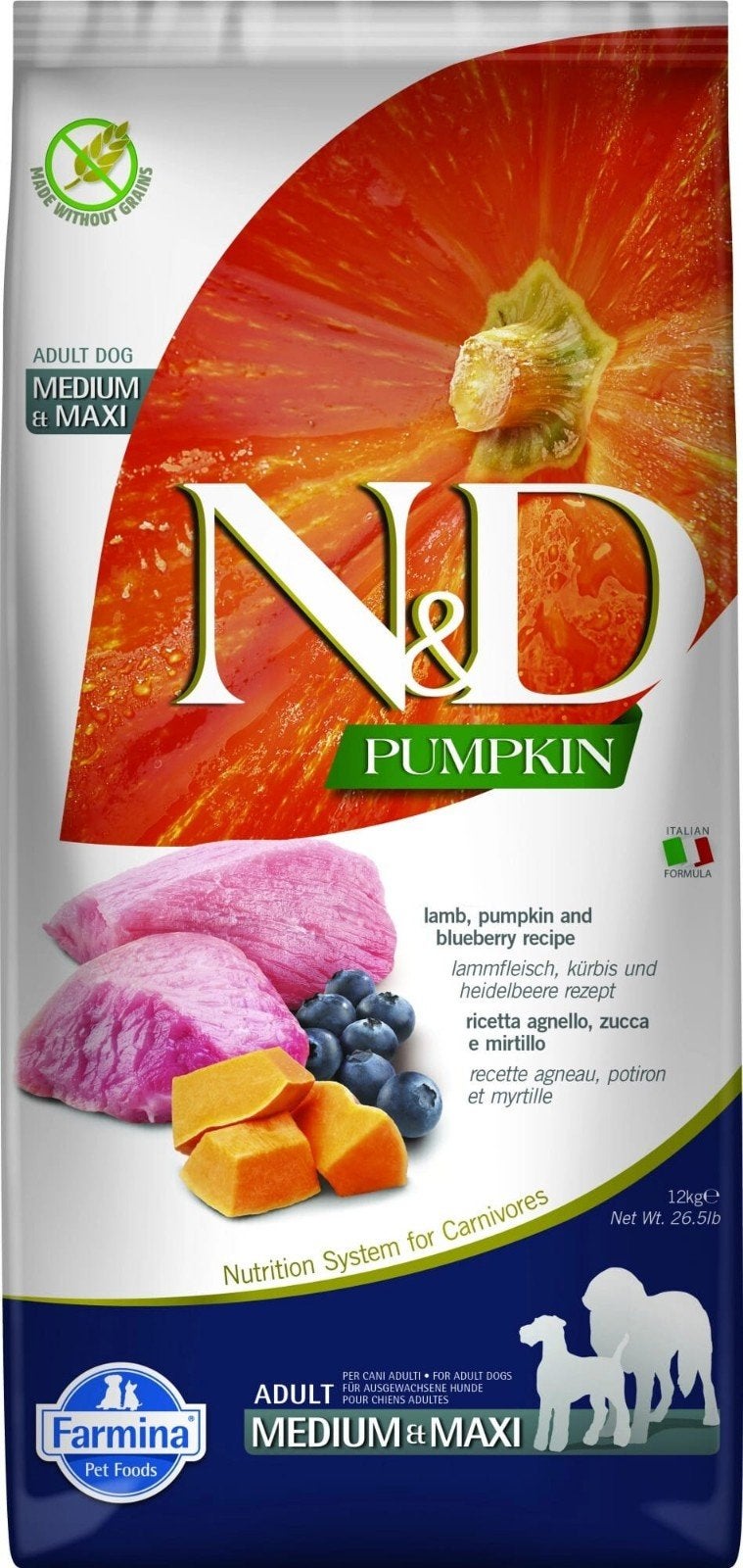 Farmina pumpkin lam N&D, Ophalen, Hond