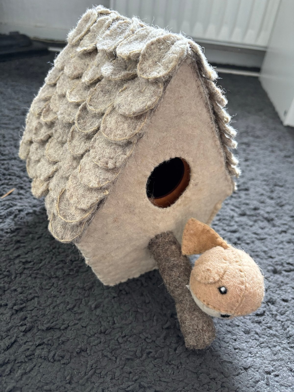 Decoratief vogelhuisje van vilt - Kids Depot Suzie, Ophalen of Verzenden, Zo goed als nieuw