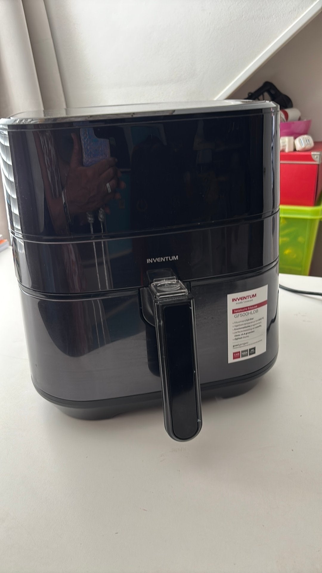 Inventum airfryer GF500HLDB, Ophalen of Verzenden, Zo goed als nieuw, Airfryer
