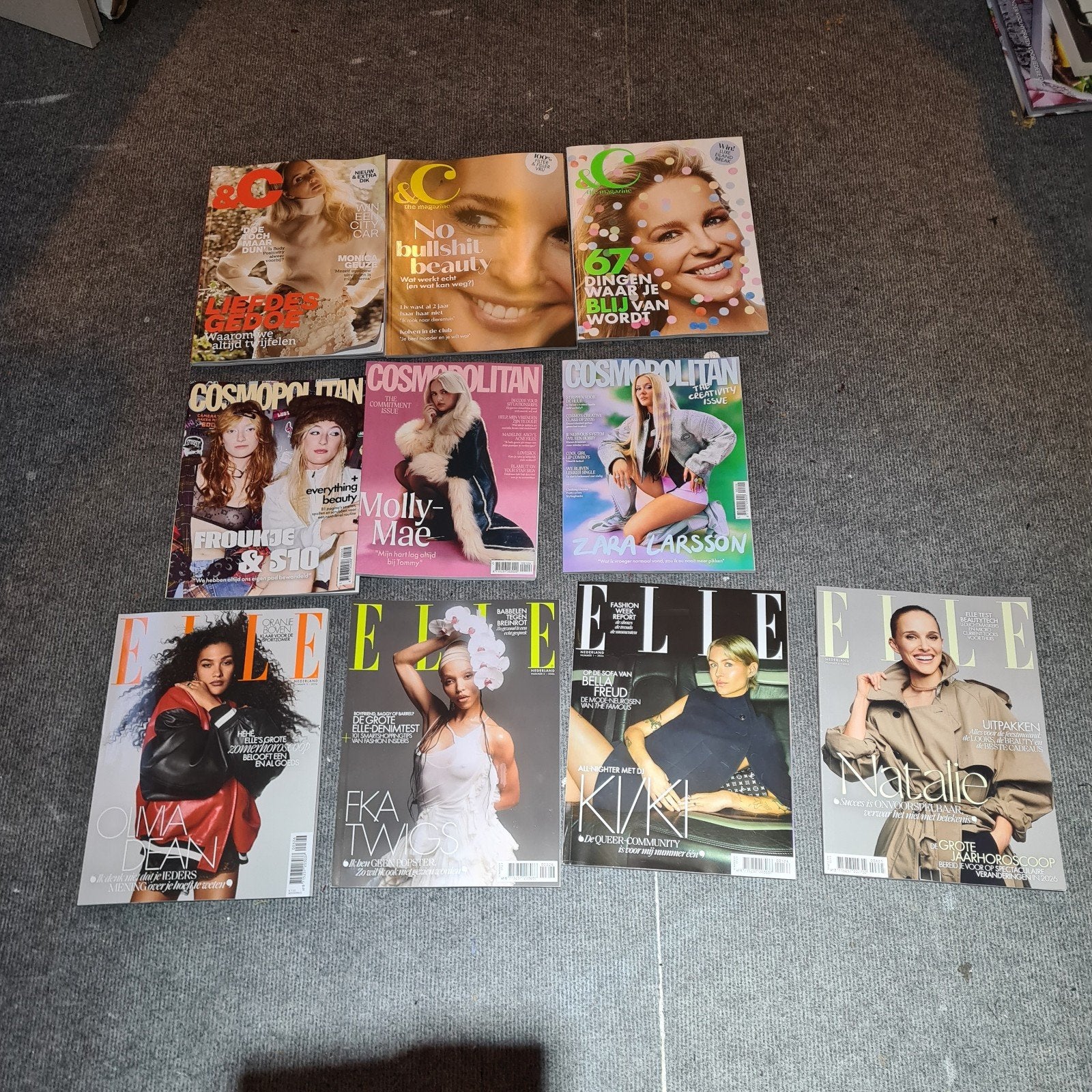 Cosmopolitan, Elle & C magazine bundel, Boeken, Tijdschriften en Kranten, Ophalen of Verzenden, Gelezen, Damesbladen