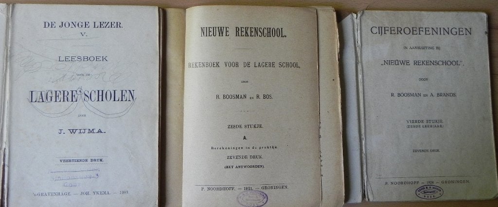 3 lesboekjes van 100 jaar geleden, Ophalen of Verzenden, Diverse auteurs