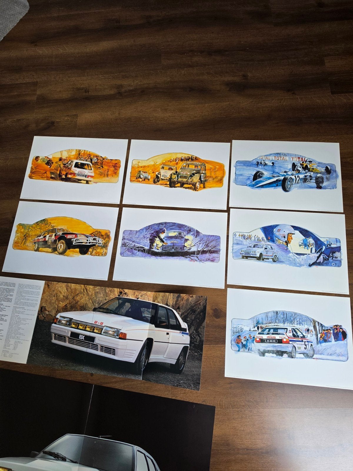 Citroën BX 4TC Evolution Rally Auto Poster & Kaarten, Ophalen of Verzenden, Zo goed als nieuw, Citroën, Onbekend