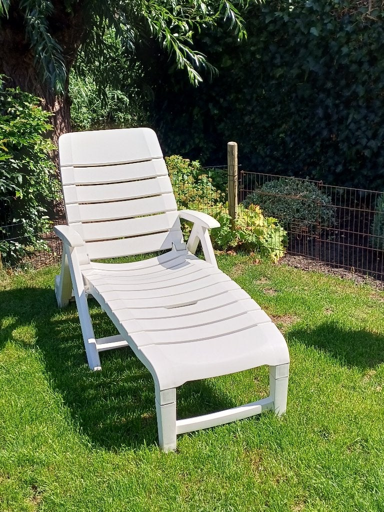 Sun lounger hartman, Ophalen, Gebruikt, Kunststof, Verstelbaar