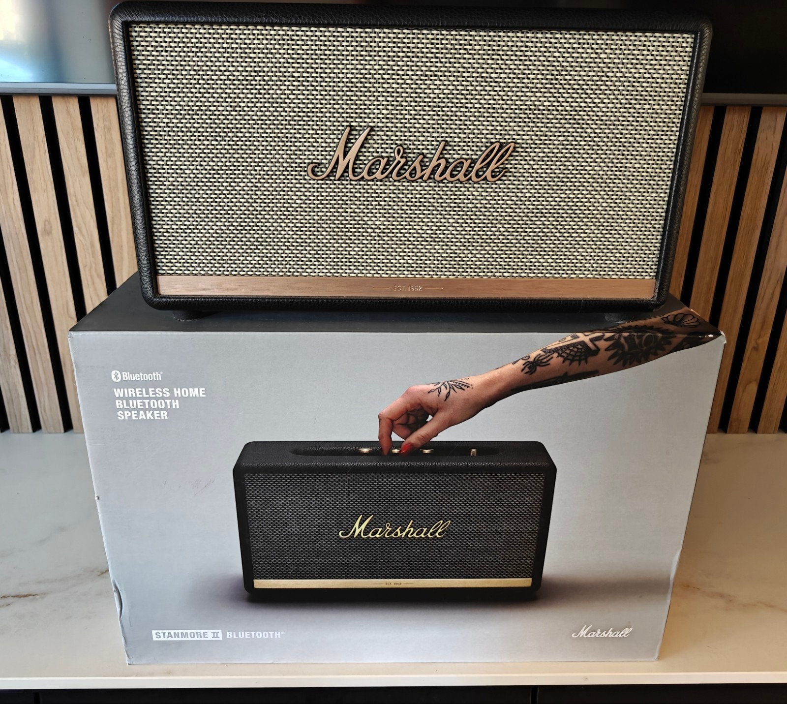 Marshall Stanmore II Bluetooth Speaker - Incl originele doos, Overige merken, Stereo speakers, Ophalen of Verzenden, Zo goed als nieuw