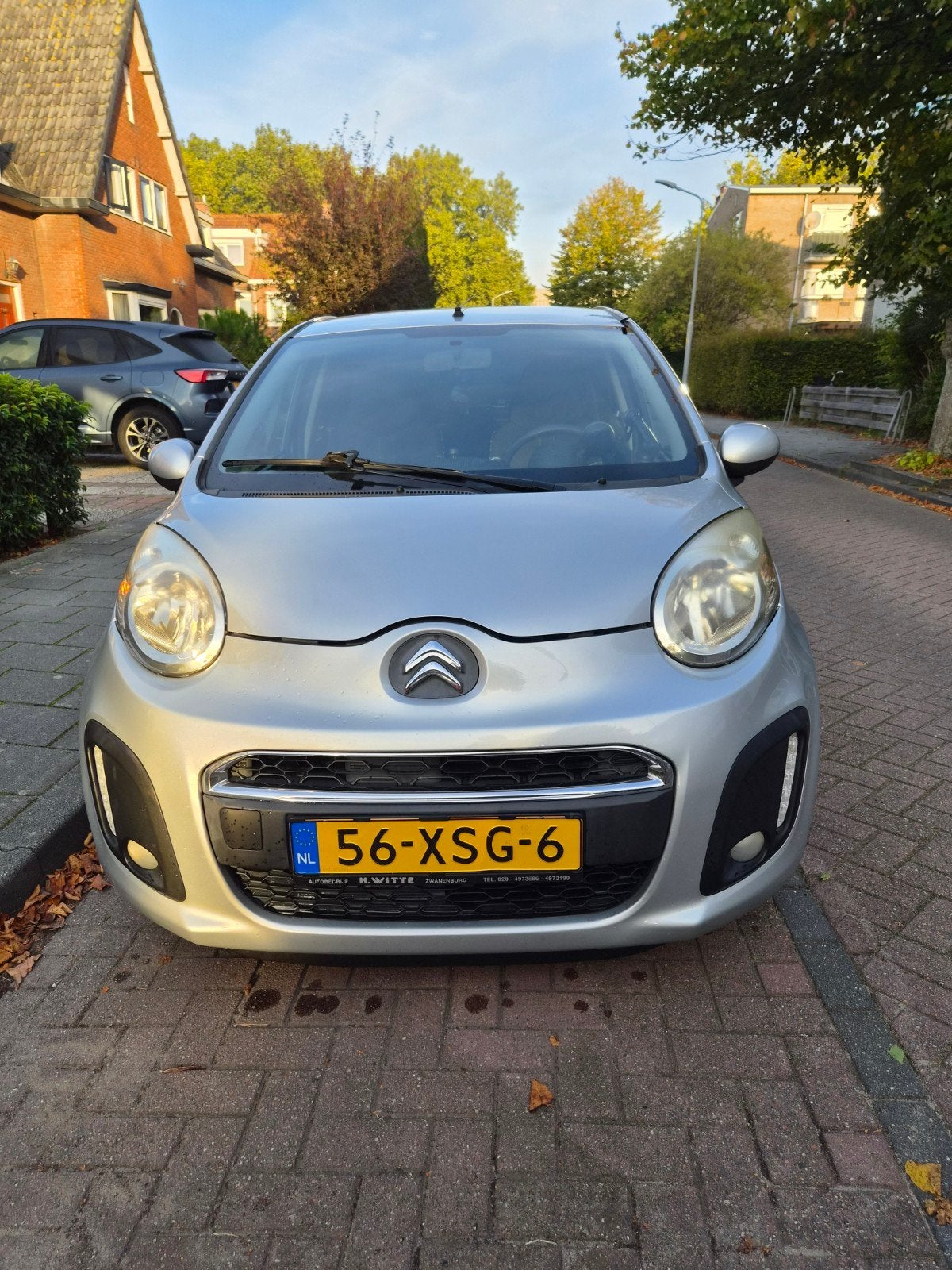 Citroën C1 1.0i 68PK 5D 2012 Grijs, Voorwielaandrijving, Zwart, 4 stoelen, C1