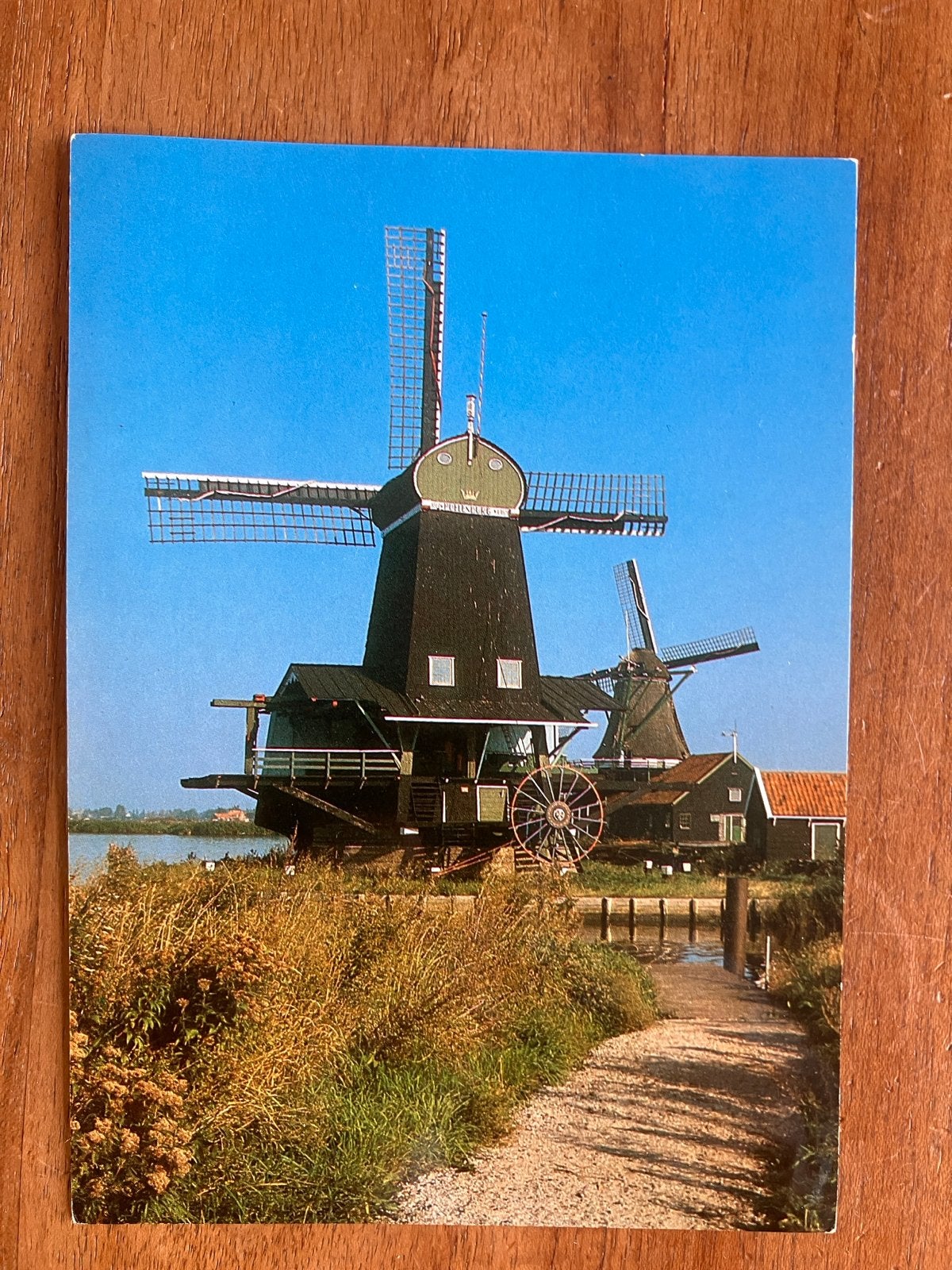 Zaanse Schans: Molen 'De Gekroonde Poelenburg' & De Kat, Ophalen of Verzenden, 1960 tot 1980, Ongelopen, Noord-Holland