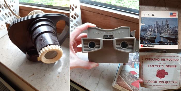 Vintage View-master items: projector, handkijker en reels, Verzamelen, Ophalen of Verzenden, Overige typen