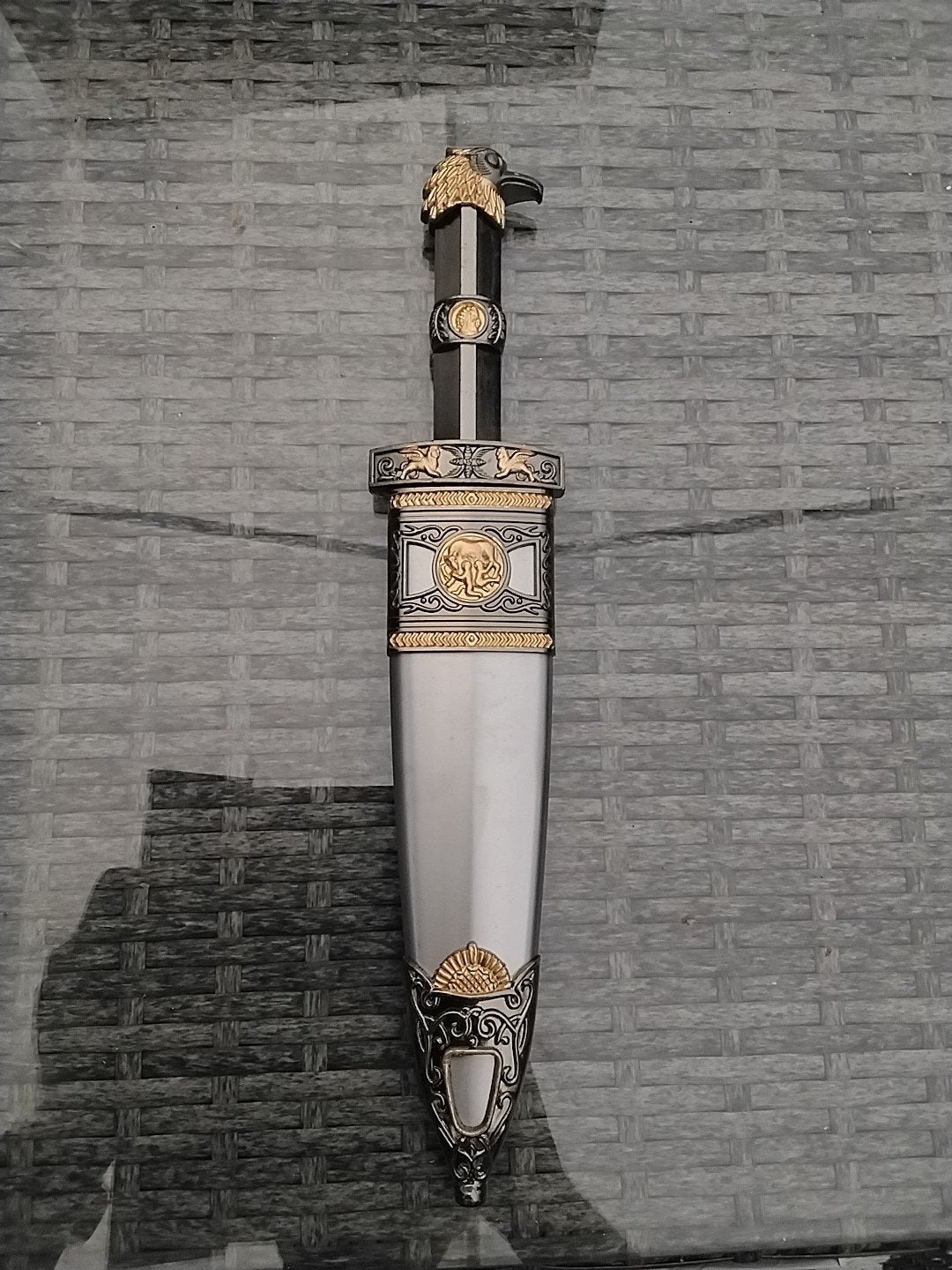 Decoratief Romeins Gladius Zwaard met Schede, Verzamelen, Ophalen of Verzenden, Zo goed als nieuw