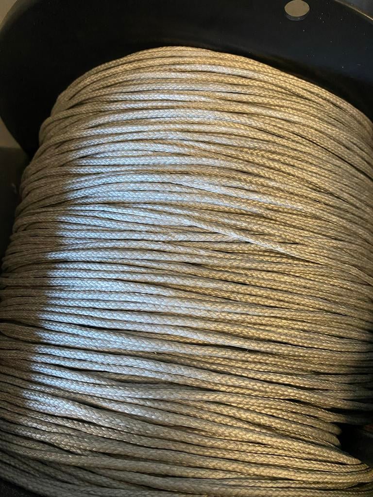 Dyneema lijn grijs, rond 3mm - geef meters door, Ophalen, Nieuw, Overige typen, 60 m² of meer