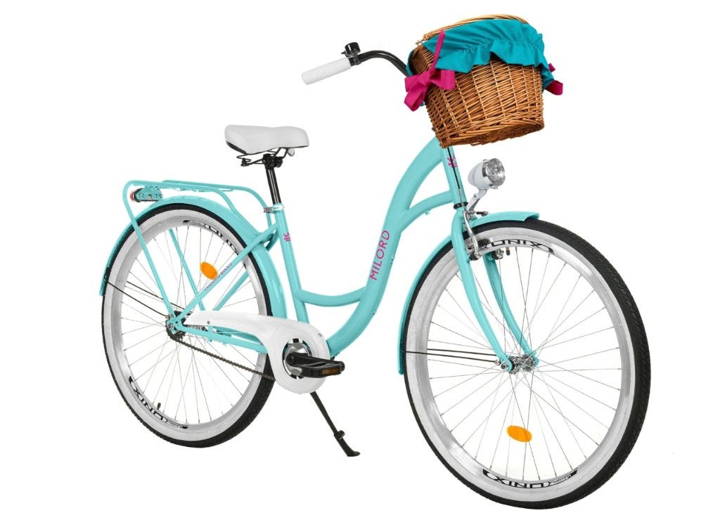 Milord 26 inch Damesfiets – Aqua Blauw – Zo goed als nieuw, Velgrem, 56 cm of meer, Zo goed als nieuw, Ophalen