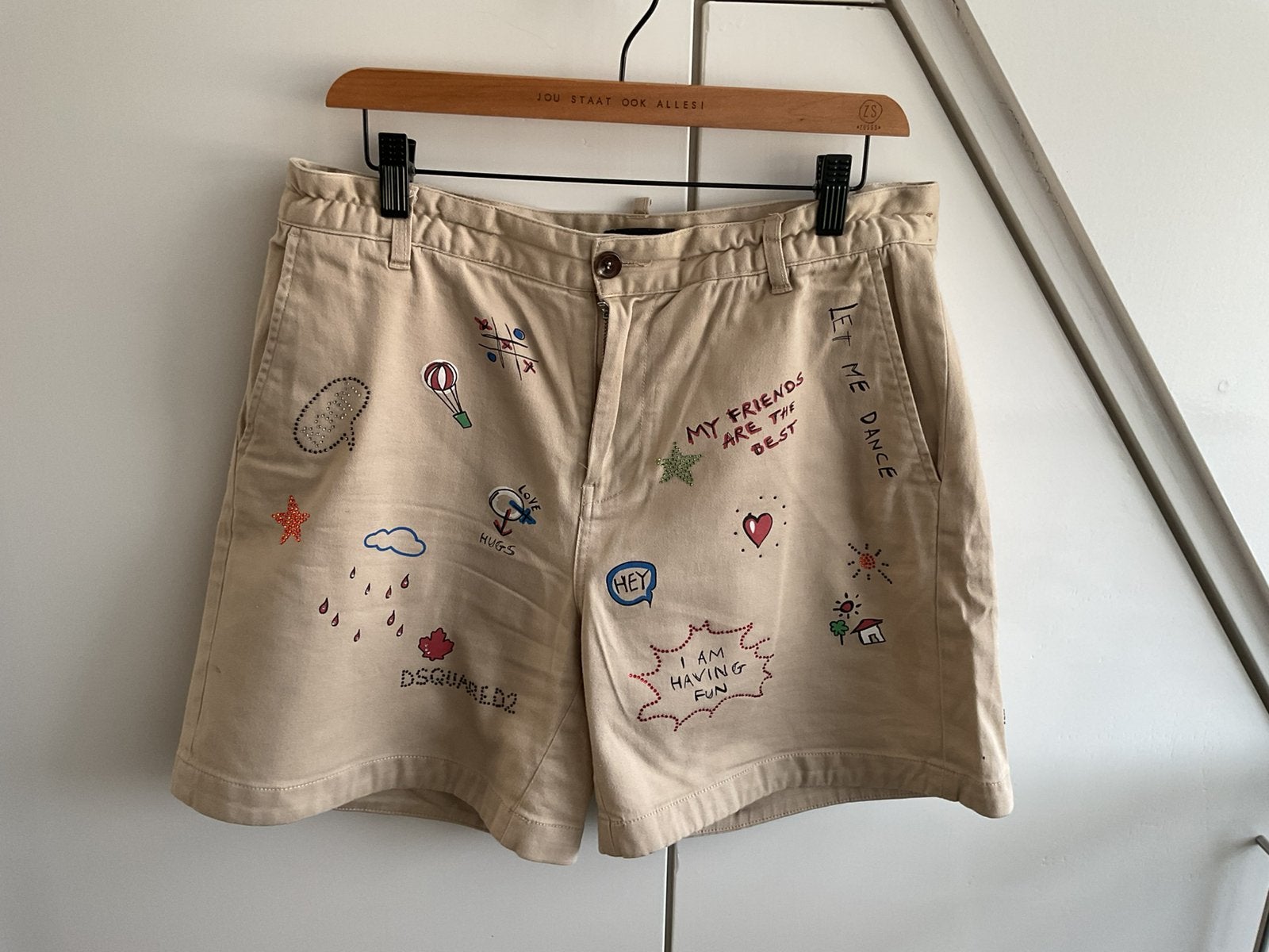 Dsquared2 kortebroek meisje maat 164, Ophalen of Verzenden, Zo goed als nieuw, Meisje, Broek