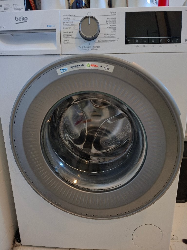 Beko wasmachine, Witgoed en Apparatuur, Wasmachines, Ophalen, 1200 tot 1600 toeren, 8 tot 10 kg, Zo goed als nieuw