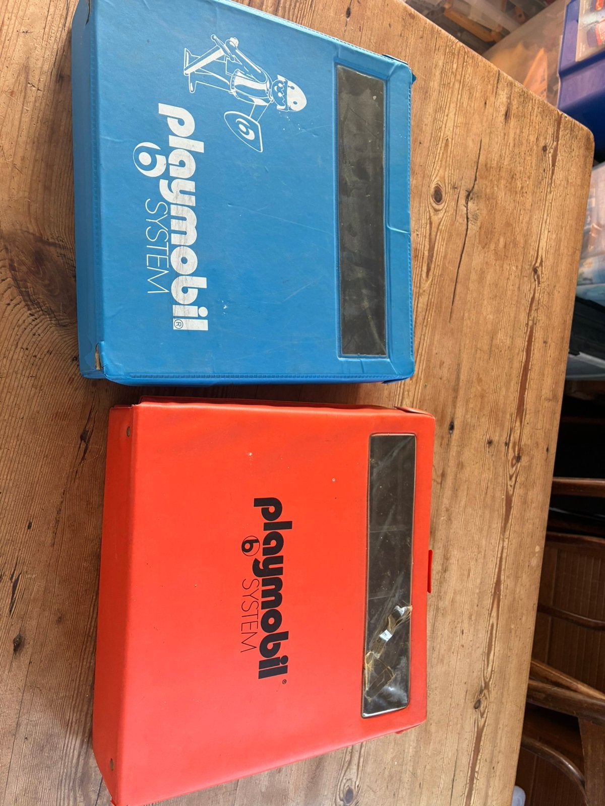 Vintage Playmobil Systeem Koffers (2 stuks), Ophalen of Verzenden, Gebruikt