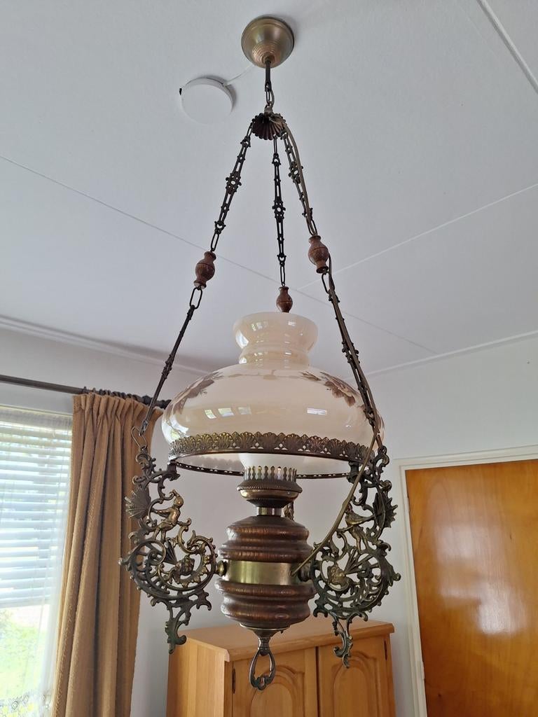 Nostalgische hanglamp, Ophalen