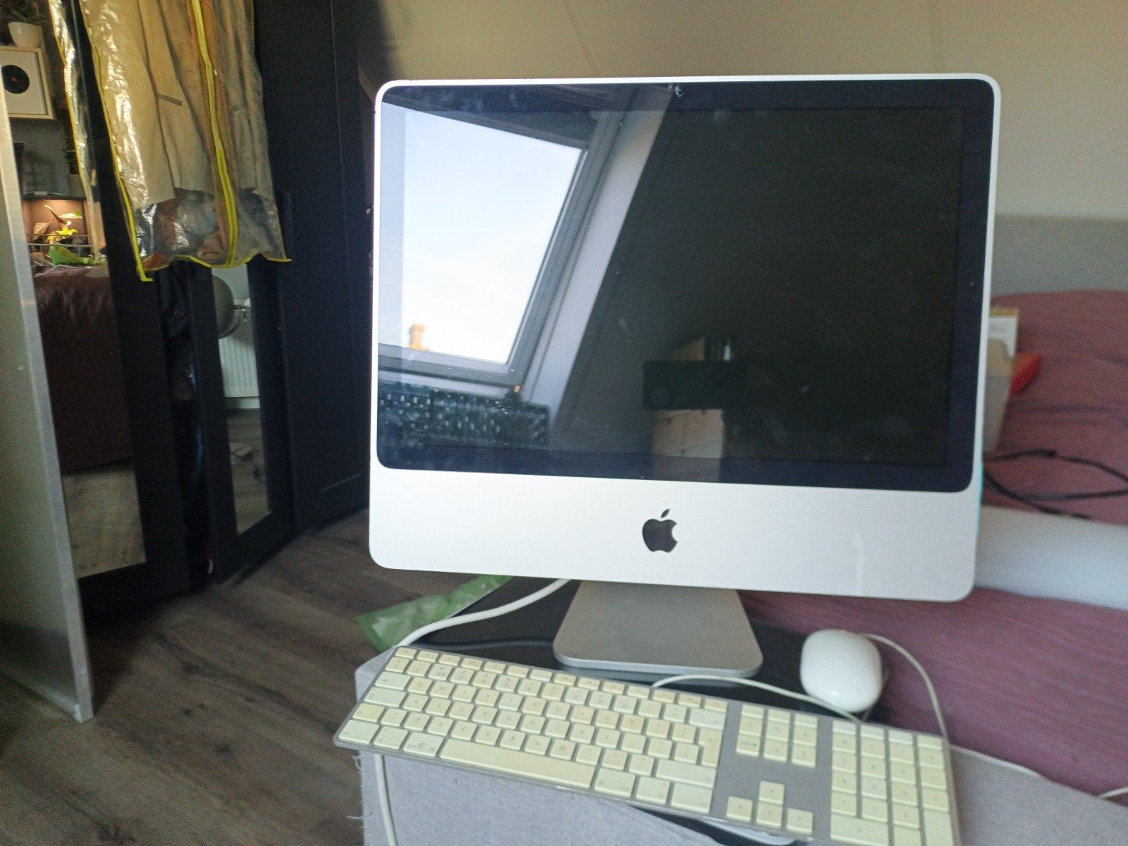 Apple iMac "Core 2 Duo" 2.4 20-inch (Begin 2008), 250 GB HDD, Gebruikt, 20 inch, HDD