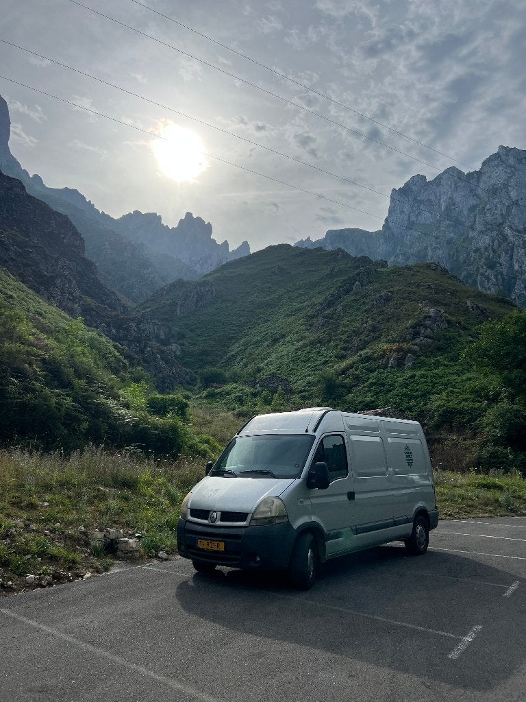 Renault Master 2006 Camperbus Grijs, Caravans en Kamperen, Overige merken, Chemisch toilet, Half-automaat, Raamblindering