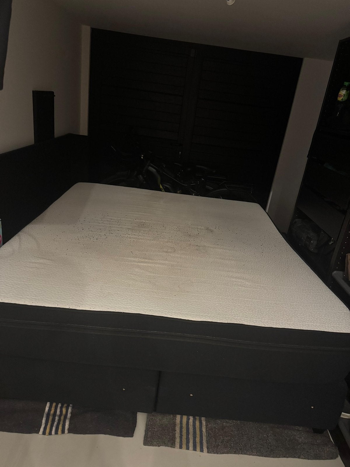 Gratis afhalen, Ophalen, Gebruikt, Tweepersoons, 180 cm