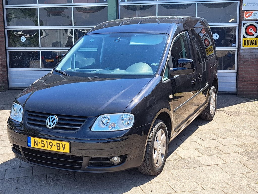 Volkswagen Caddy 1.6i Comfortline + Trekhaak, Mooi!, Auto's, Volkswagen, Stof, 4 cilinders, 1600 cc, Zwart