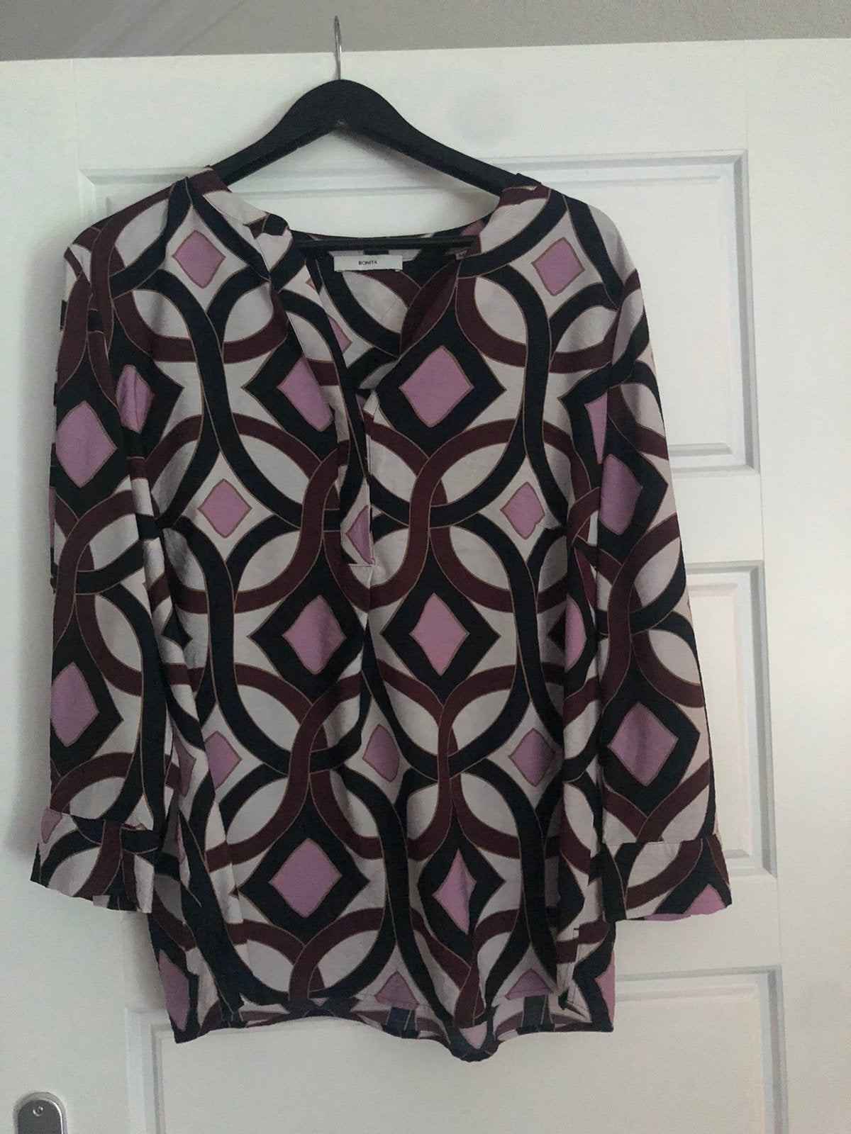 Blouse van Bonita, Ophalen of Verzenden, Zo goed als nieuw, Maat 42/44 (L), Blauw