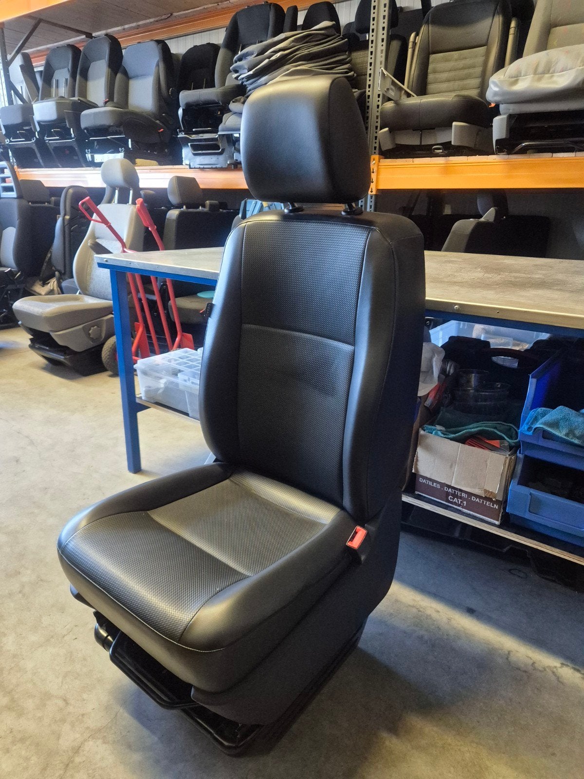 VW TRANSPORTER T5 T6 LEER BIJRIJDERSSTOEL / STOEL / ZETEL, Ophalen of Verzenden