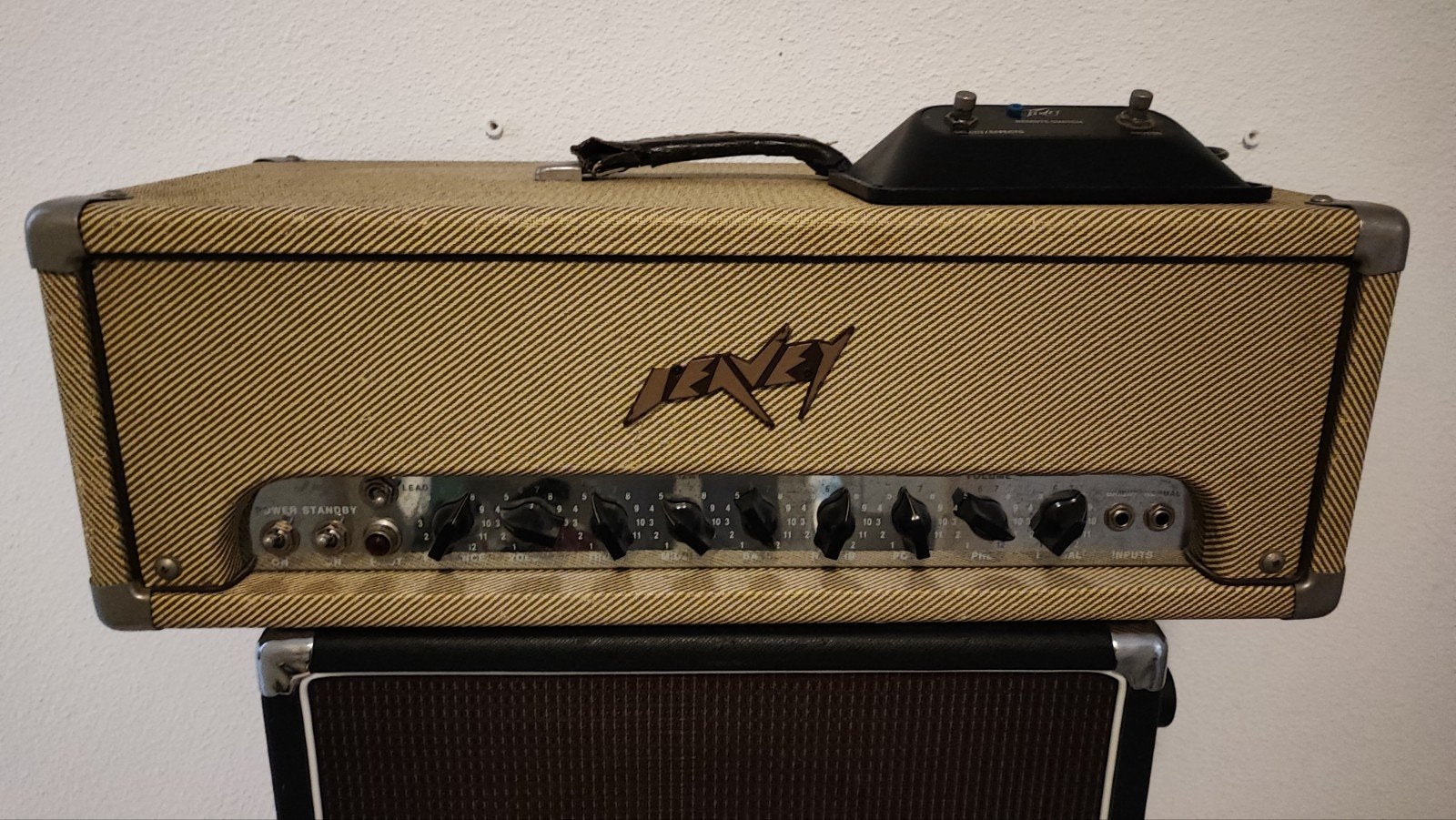 Peavey Classic 50 buizenversterker met Framus 2x12 cab, Ophalen, Gebruikt, Gitaar, 50 tot 100 watt