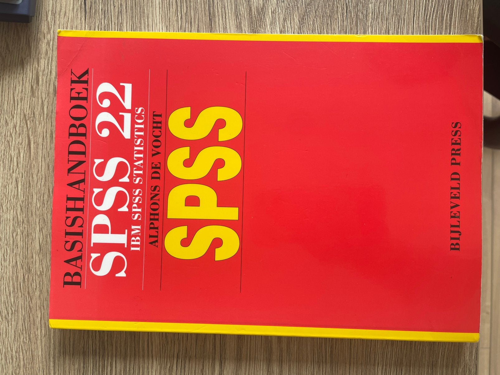 Alphons de Vocht - Basishandboek SPSS 22, Ophalen of Verzenden, Zo goed als nieuw, Overige onderwerpen, Alphons de Vocht