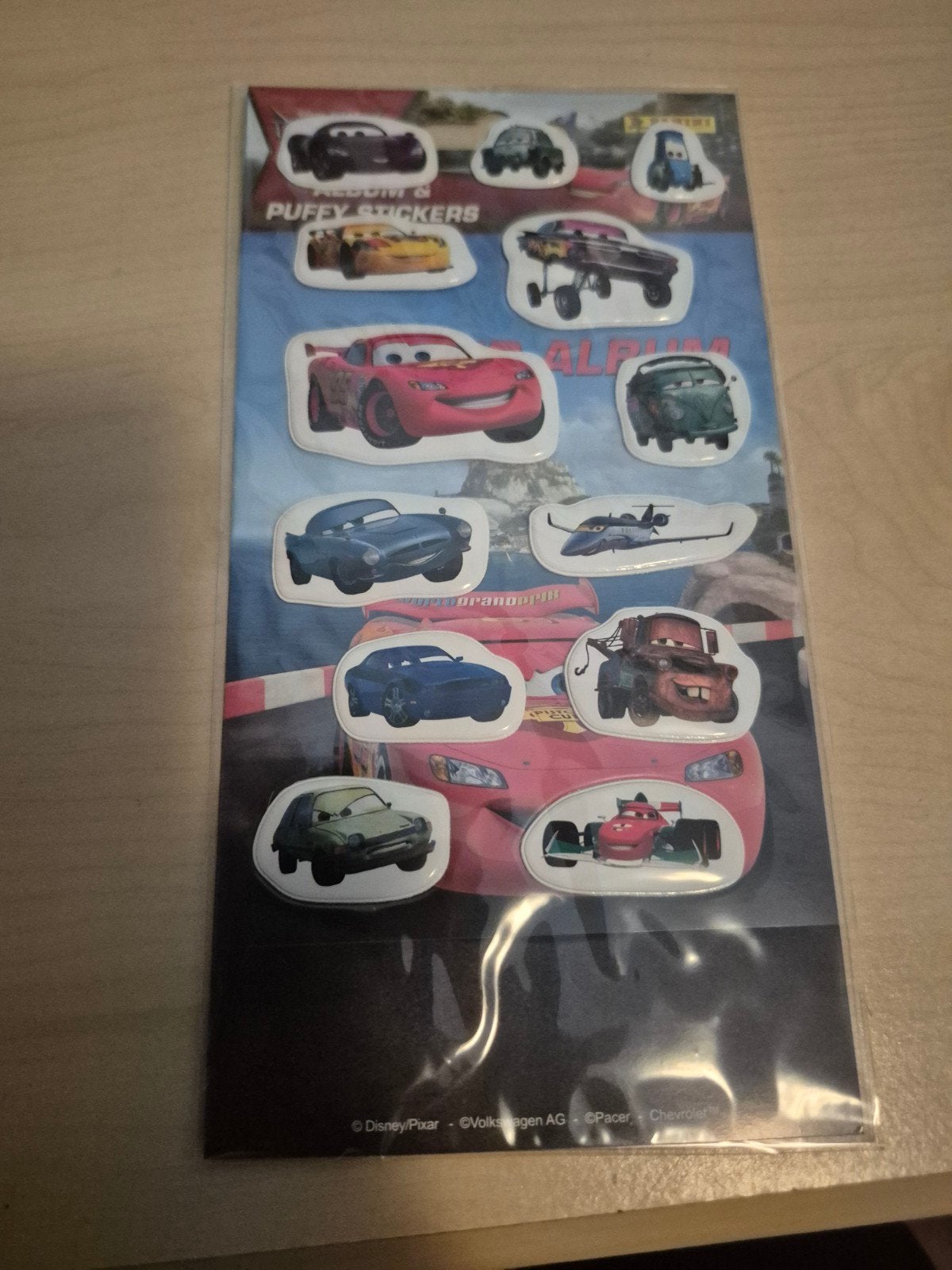 nieuwe Disney Pixar Cars 3D Puffy Stickers Bliksem McQueen, Ophalen of Verzenden, Nieuw, Film, Tv of Omroep